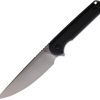 Ferrum Forge Lackey XL Fixed Blade D2 Black