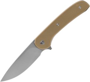 Ferrum Forge Gent 2.0 Linerlock Tan Drop Point