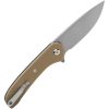 Ferrum Forge Gent 2.0 Linerlock Tan Drop Point