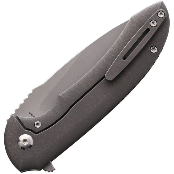 Ferrum Forge Allurus Framelock CPM-20CV Folding Knife Titanium