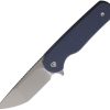 Ferrum Forge Zelex Linerlock Blue G10 Tanto Knife