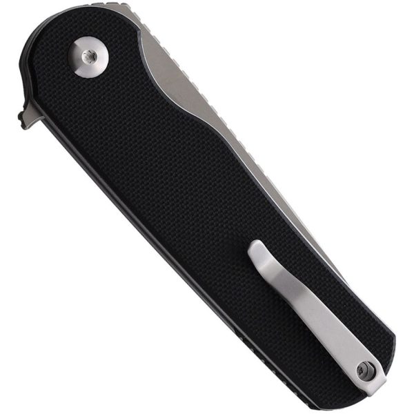 Ferrum Forge Zelex Linerlock Black G10 Tanto Knife