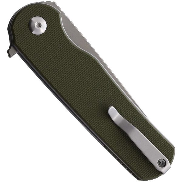 Ferrum Forge Zelex Linerlock Green G10 Tanto Knife