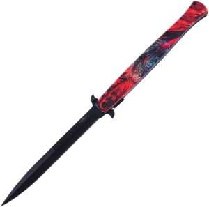 Frost Cutlery Dragon Linerlock A/O Red Black