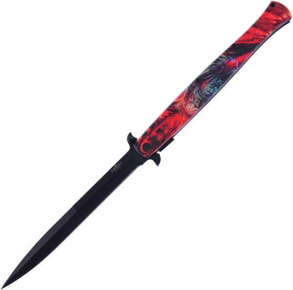 Frost Cutlery Dragon Linerlock A/O Red Black
