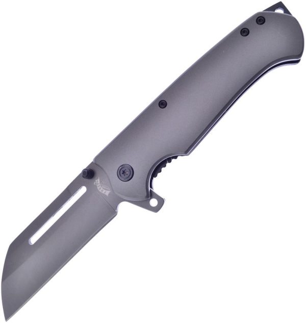 Frost Cutlery Linerlock A/O Gray Titanium Coated