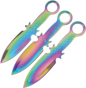 Frost Cutlery Three Piece Thrower Set Spectrum