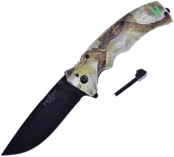 Frost Cutlery Firestarter Linerlock A/O Camo