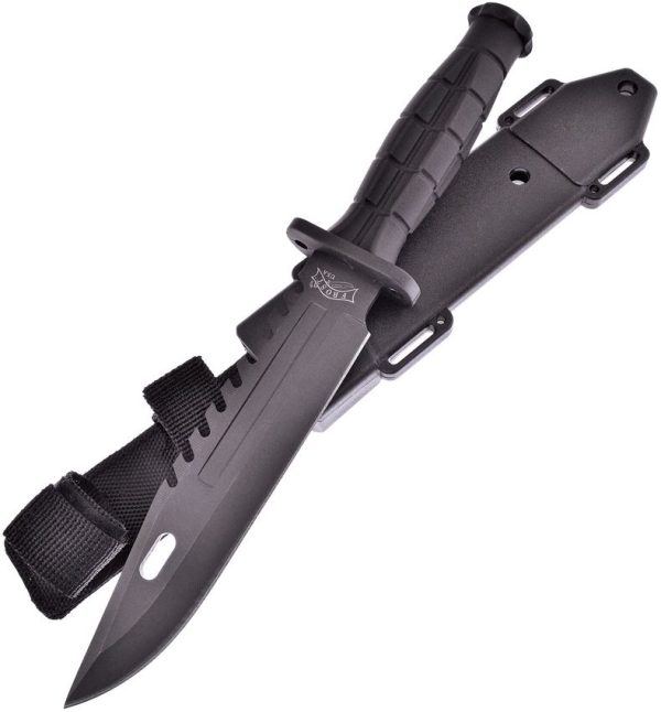 Frost Cutlery Bowie Rubber Handle Sawback