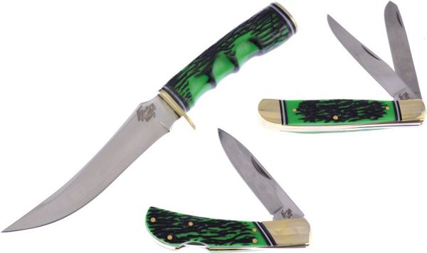 Frost Cutlery Field Pro Wildlife Set Stainless Folding Knife