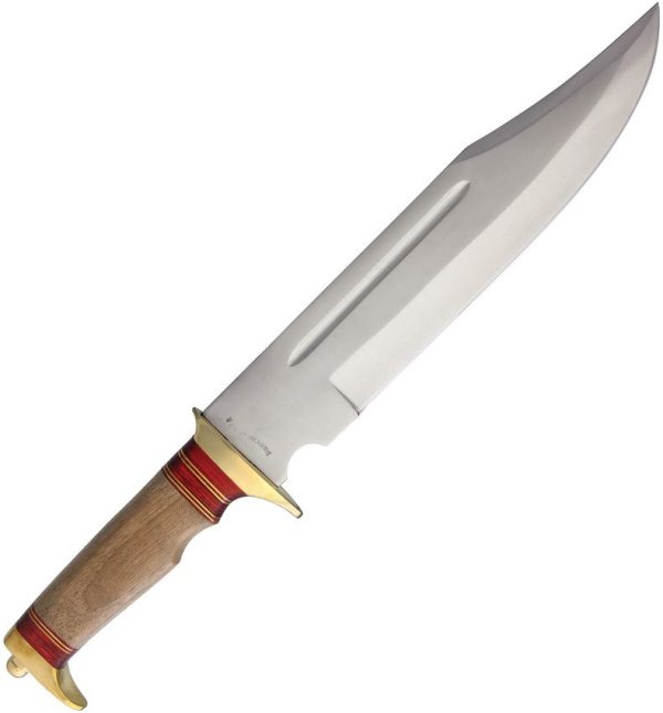Fox-N-Hound Bowie Fixed Blade Knife 11.5" Stainless Pakkawood