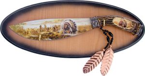 Frost Cutlery Native American Fixed Blade Stag