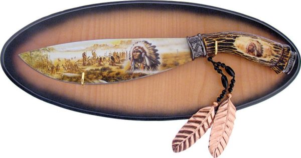 Frost Cutlery Native American Fixed Blade Stag