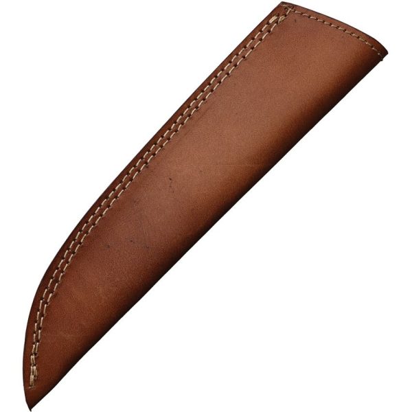 FH Knives Damascus Fixed Blade 7in Wood Handle