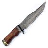 FH Knives Damascus Bowie 7" Damascus Blade Fixed Knife
