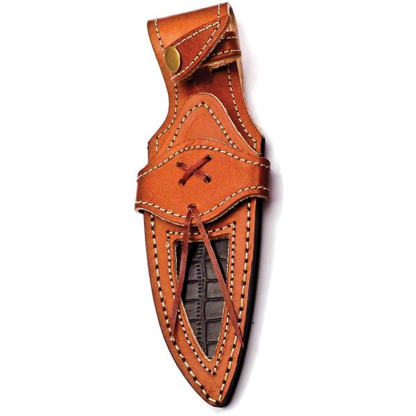 FH Knives Fixed Blade Damascus Gray 5" Damascus Steel Knife