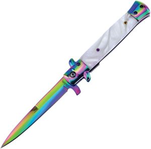 Frost Cutlery Italian Stiletto Milano Assisted Opening Knife