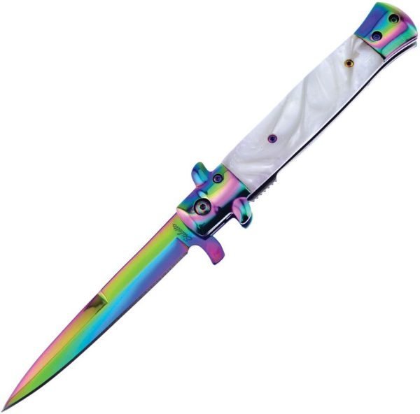 Frost Cutlery Italian Stiletto Milano Assisted Opening Knife