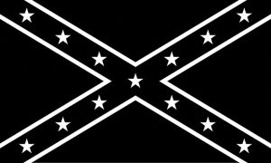 FLAG7326.jpg Flags Confederate Black/White Flag 3x5 - Polyester