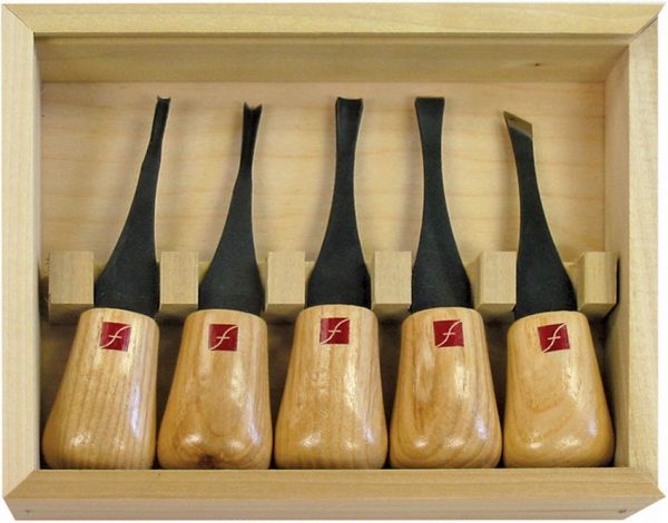 FLEXFR310.jpg Flexcut Beginners Palm Set 5 High Carbon Steel Carving Blades