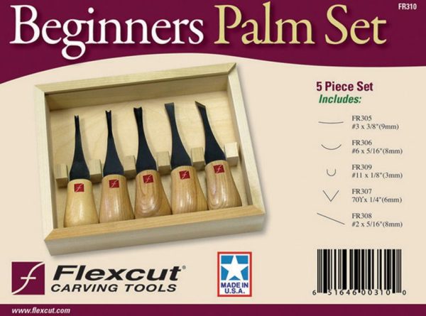 FLEXFR310_add_01.jpg Flexcut Beginners Palm Set 5 High Carbon Steel Carving Blades