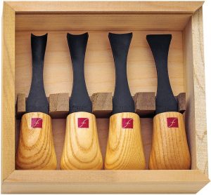Flexcut Super-Wide Palm Carving Set 4pc High Carbon Steel