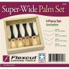 Flexcut Super-Wide Palm Carving Set 4pc High Carbon Steel