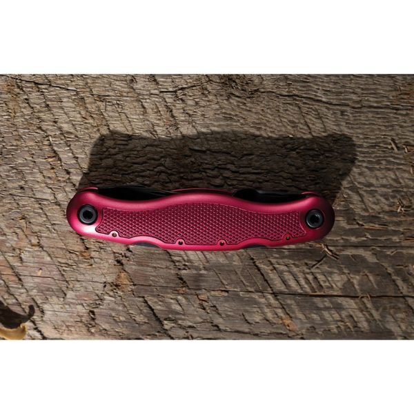 Flexcut Spoon Carvin Jack 2.0 Multi-Tool Burgundy Aluminum