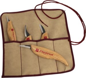 Flexcut 4 Piece Carving Knife Set High Carbon Steel Wood Carving