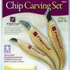 Flexcut 3 Piece Chip Carving Set High Carbon Steel Wood Carving