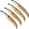 Flexcut Right-Handed Four Piece Scorp Carving Tool Set Wood Handle
