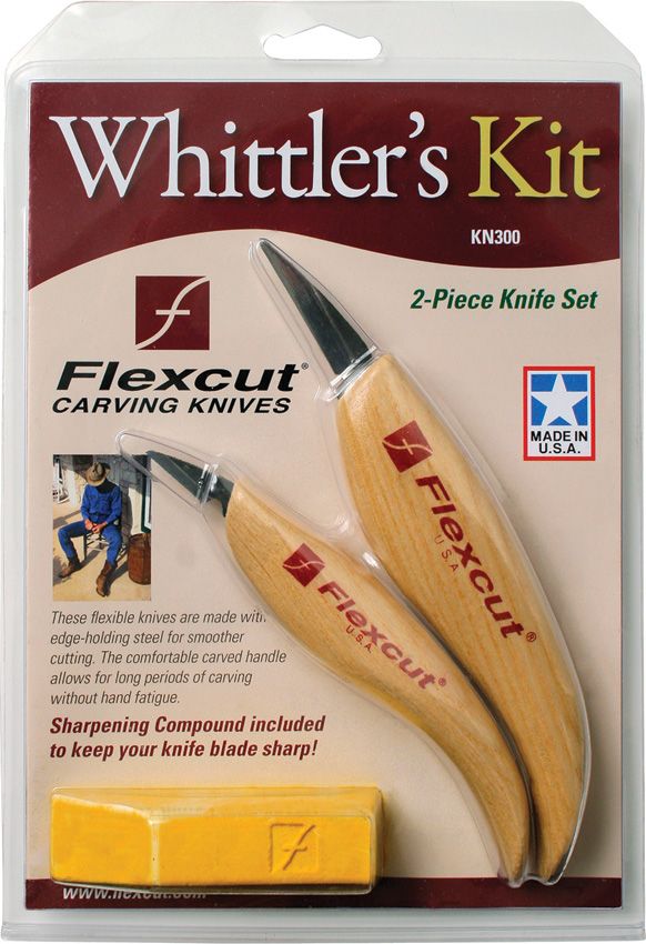 FLEXKN300_add_01.jpg Flexcut Whittlers Knife Kit High Carbon Steel Wood Carving Tools