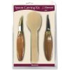 FLEXKN70_add_01.jpg Flexcut Spoon Carving Kit Cherry Wood Handle Basswood Blank