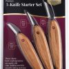 FLEXKNP500_add_01.jpg Flexcut Premium Knife Starter Set 3pc Cherry Wood Handle USA