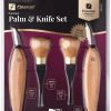 FLEXKNP600_add_01.jpg Flexcut Premium Palm & Knife Set Cherry Wood Handle 4pc Tool Roll