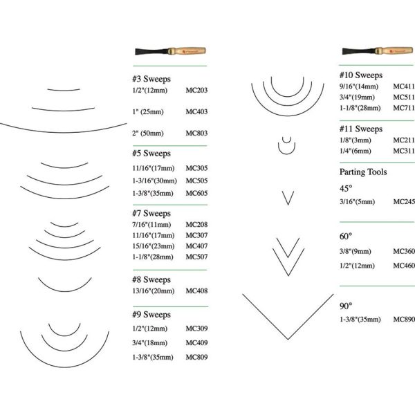 Flexcut Six Piece Mallet Starter Set High Carbon Steel Tools