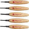FLEXMT930.jpg Flexcut Mixed Profile Micro Tool Set 5pc Stainless Wood Handle
