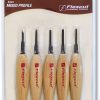 FLEXMT940.jpg Flexcut Mixed Profile Micro Tool Set 5-Piece Wood Handle Carving