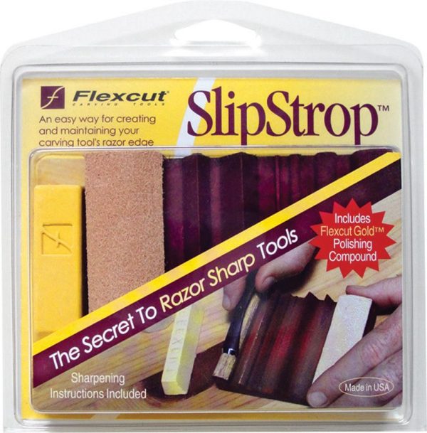 Flexcut SlipStrop Edge Maintenance Tool Gold Compound Included