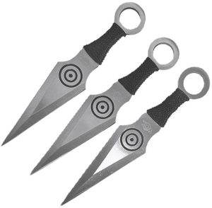 Falcon Throwing Knives 3-Set 6.5 inch Satin