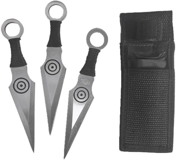 Falcon Throwing Knives 3-Set 6.5 inch Satin