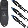 Falcon Throwing Knife Set Blue - 7.5 inches One-Piece