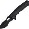 Falcon Linerlock A/O Black - 3.5 inch Tanto Blade