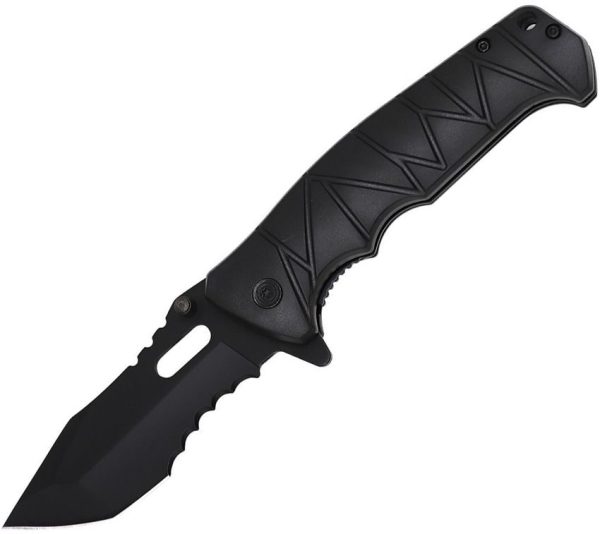 Falcon Linerlock A/O Black - 3.5 inch Tanto Blade