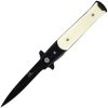 Falcon Linerlock A/O Faux Ivory - 4 inch Blade