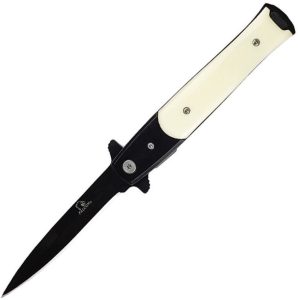 Falcon Linerlock A/O Faux Ivory - 4 inch Blade
