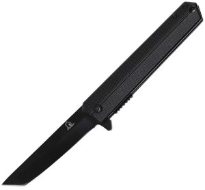 Falcon Linerlock A/O Black - 3.75 inch Tanto