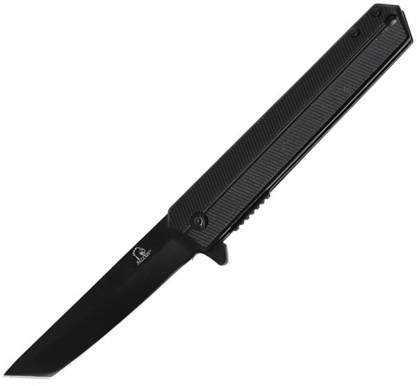 Falcon Linerlock A/O Black - 3.75 inch Tanto