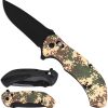 Falcon Crossbar Lock Camo A/O - 3.75 inch Blade