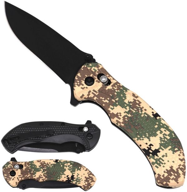 Falcon Crossbar Lock Camo A/O - 3.75 inch Blade